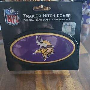NFL Viking Logo Trailer Hitch Cover - Purple and Gold